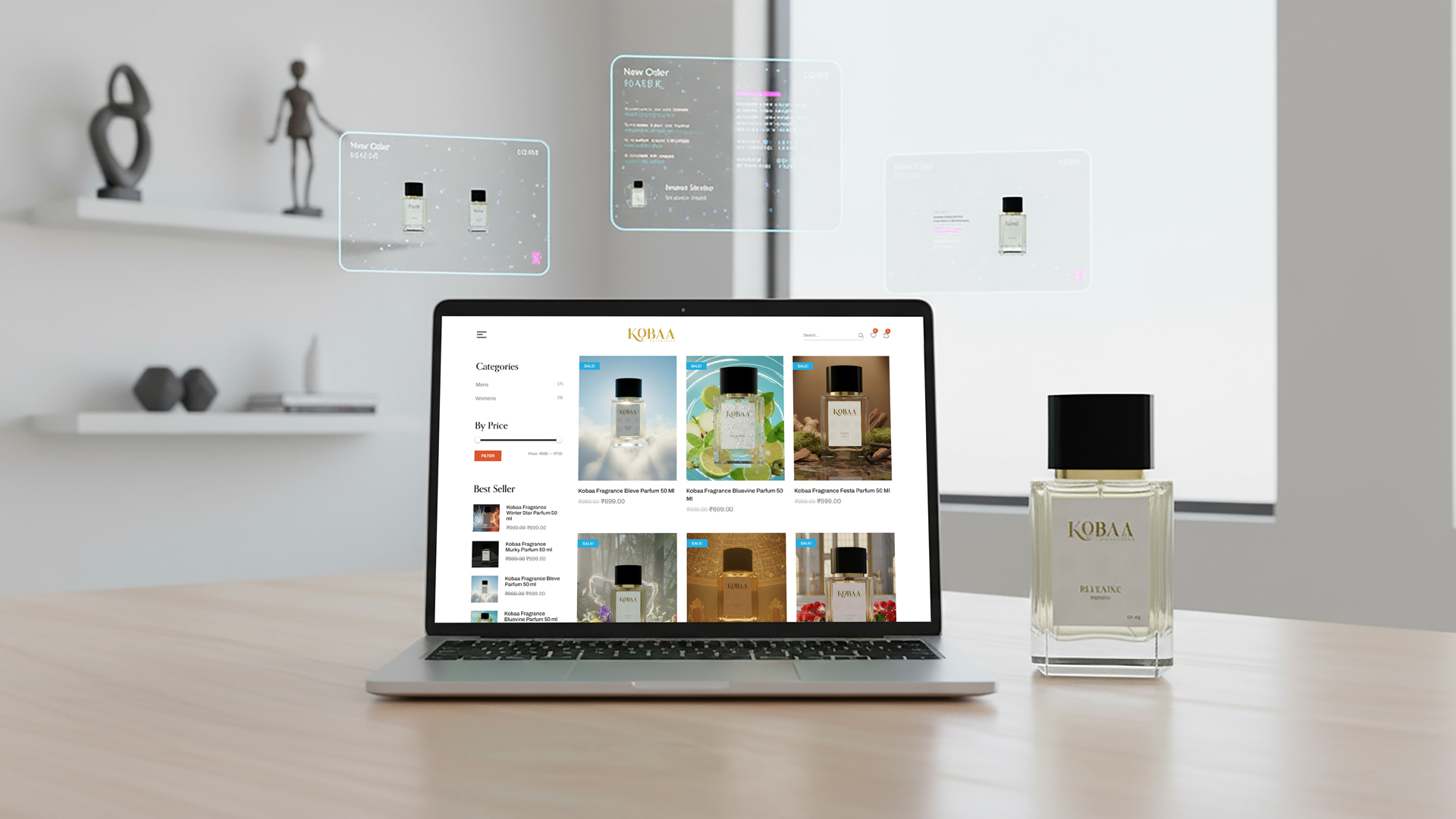 Bringing Luxury to Life: Our Work on Kobaa Fragrances eCommerce Website