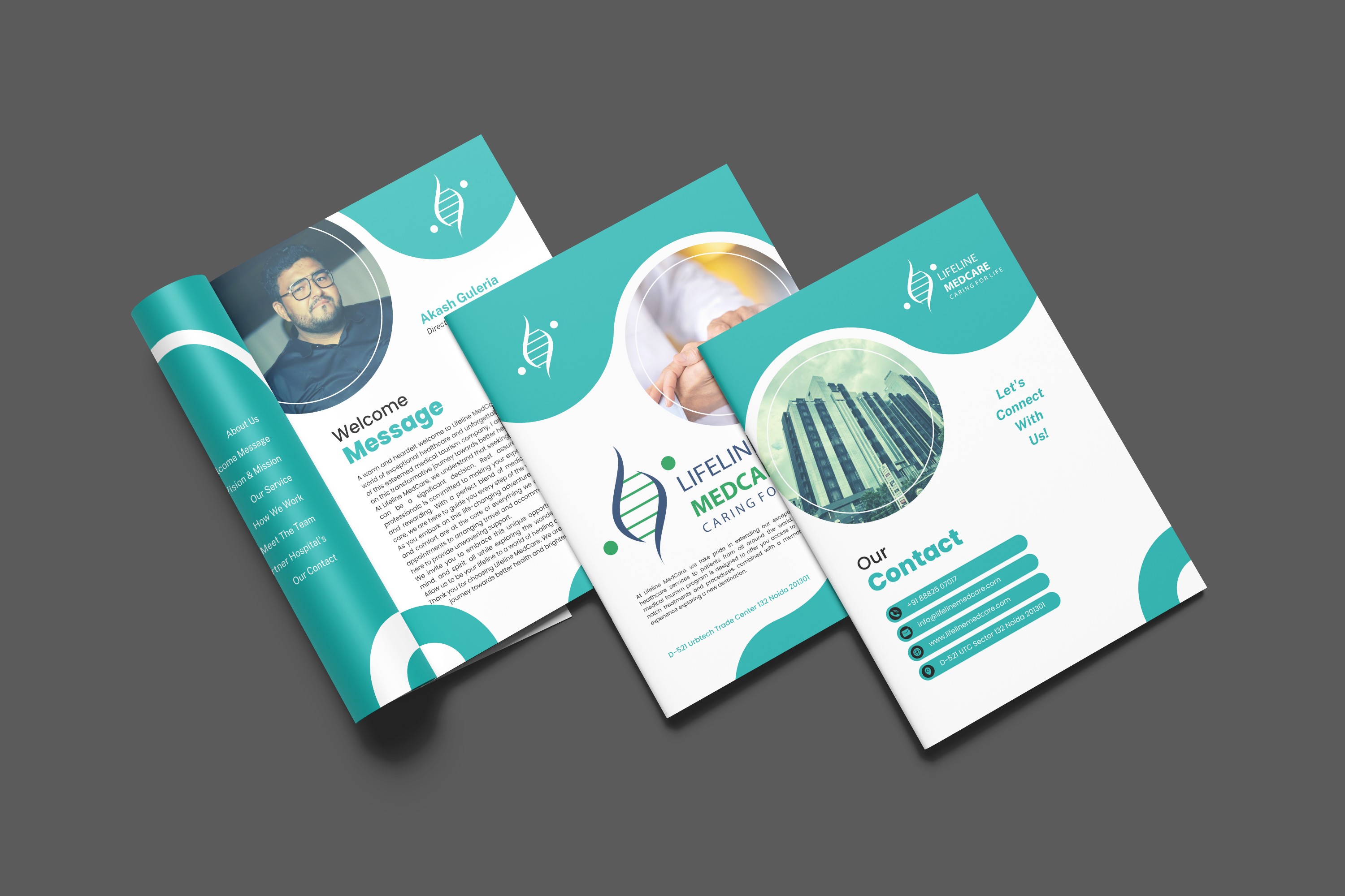 Designing a Trust-Driven Healthcare Brochure for Lifeline Medcare