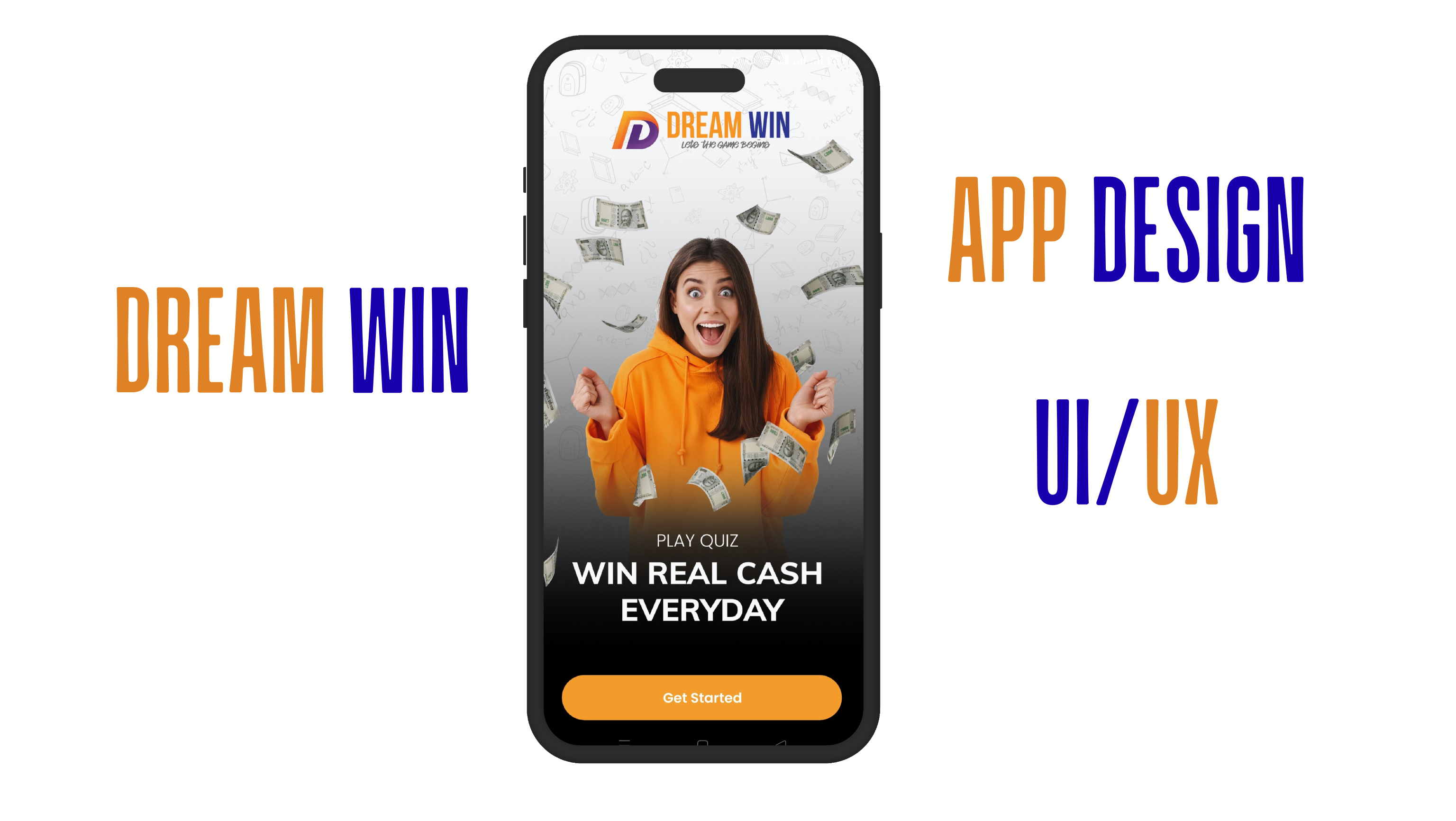 UI/UX Mobile App Design Prototype for Dream Win