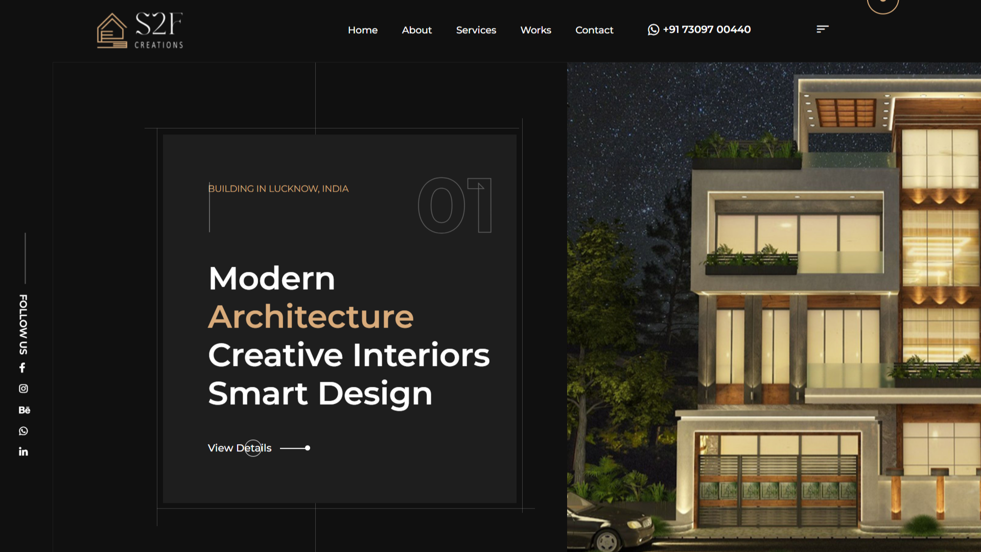 Modern Architect Website Design & Development