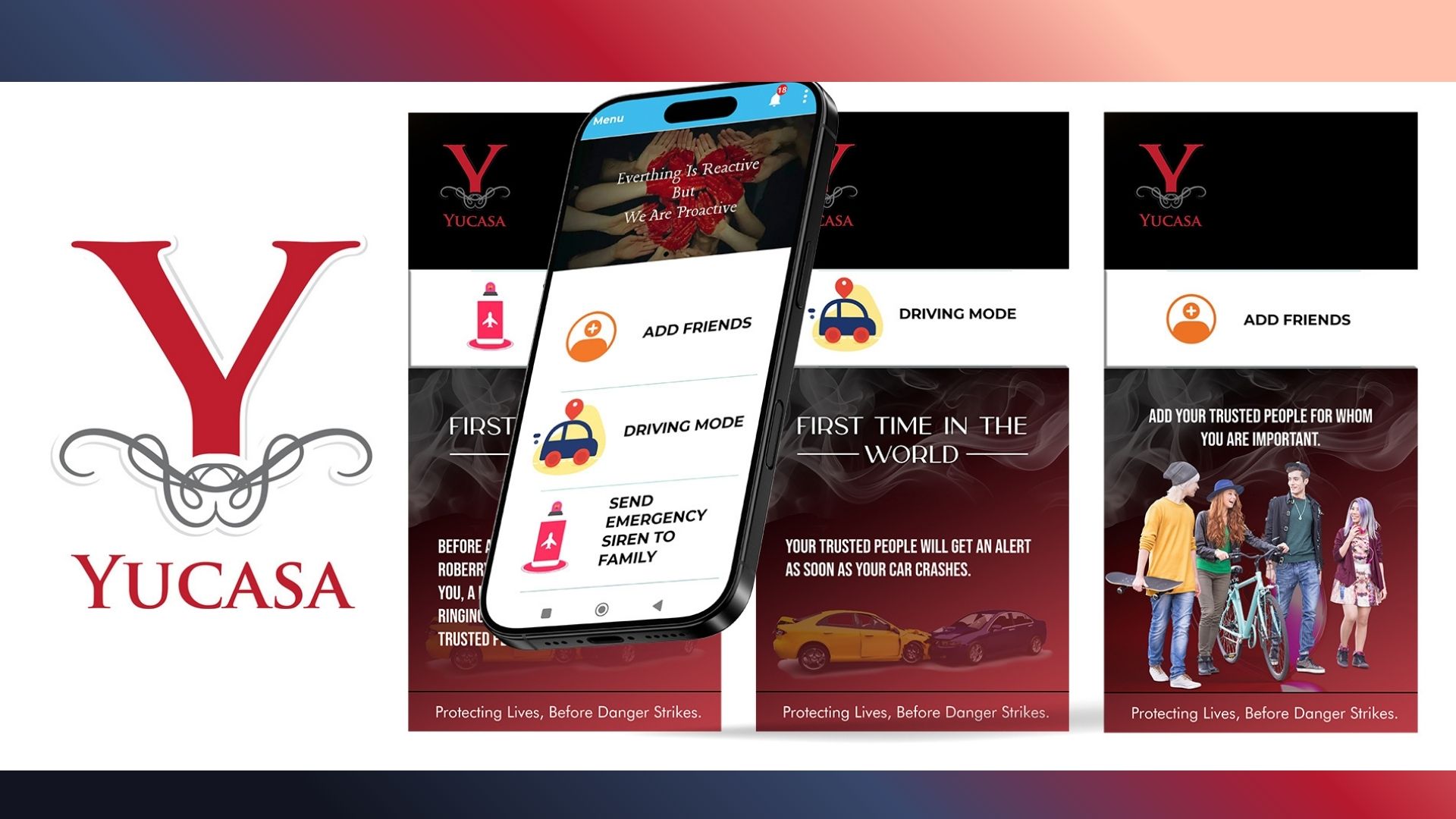 App Banner Designed for Emergency Safety Alert App