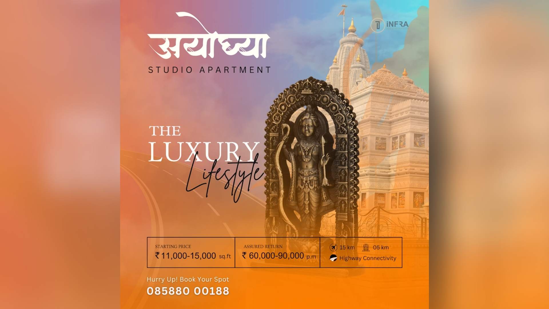 Short-Form Video Ad for Ayodhya Studio Apartments