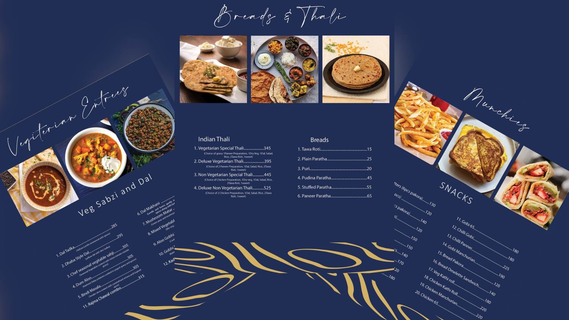 Restaurant Menu Catalogue Design for Kitchen Art – Art India Hotels