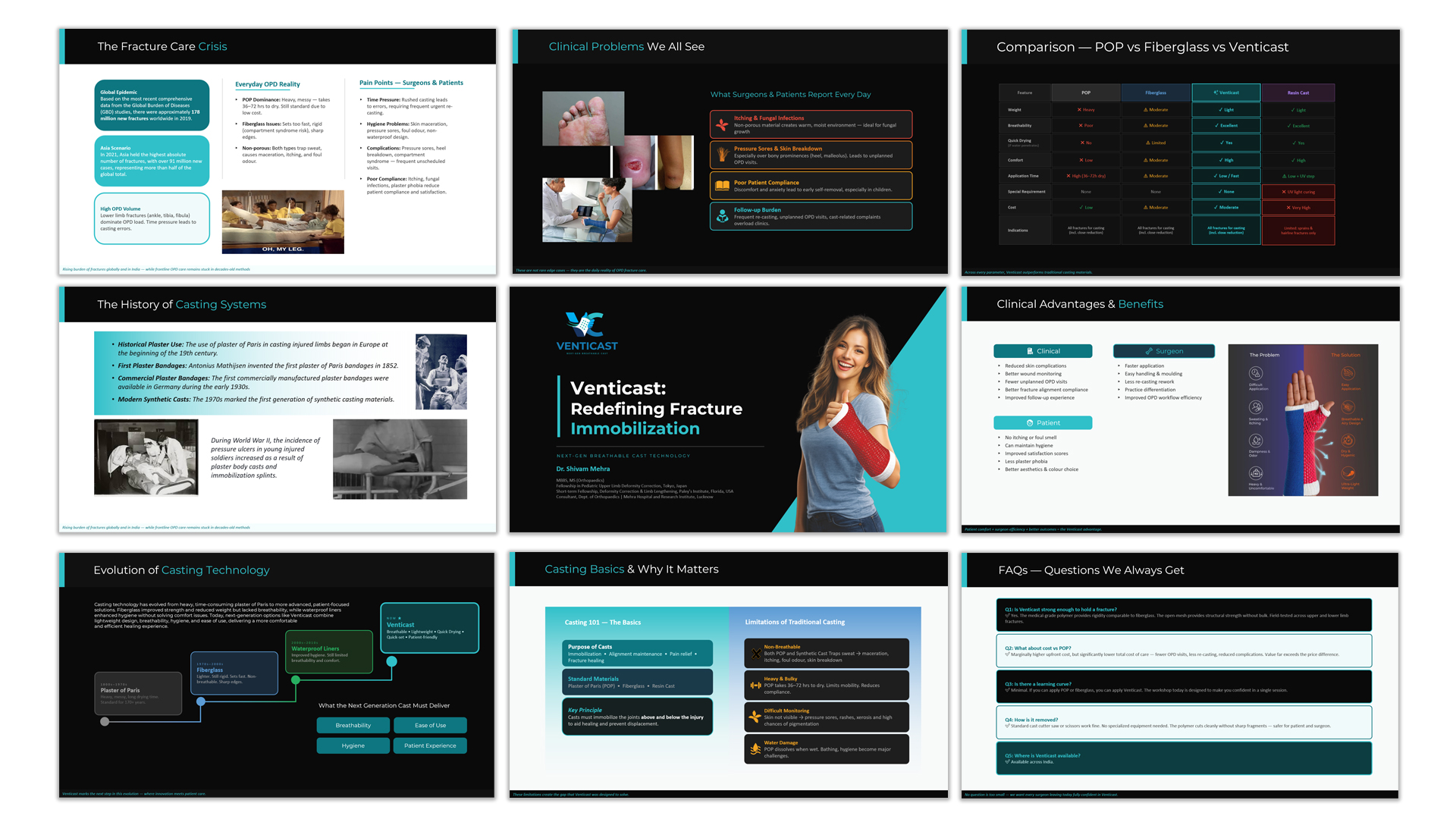 Conference Presentation Design for Venticast by Mobilis Rehabion